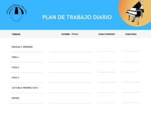 Plan de Trabajo Diario