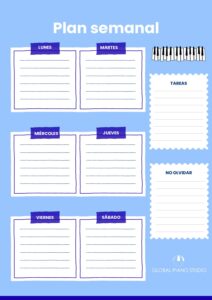 Plan de Trabajo Semanal
