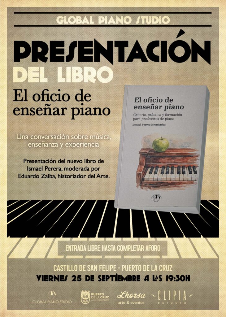 Presentación del libro El oficio de enseñar piano en el Castillo de San Felipe